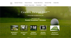 Desktop Screenshot of customdesigngolf.com